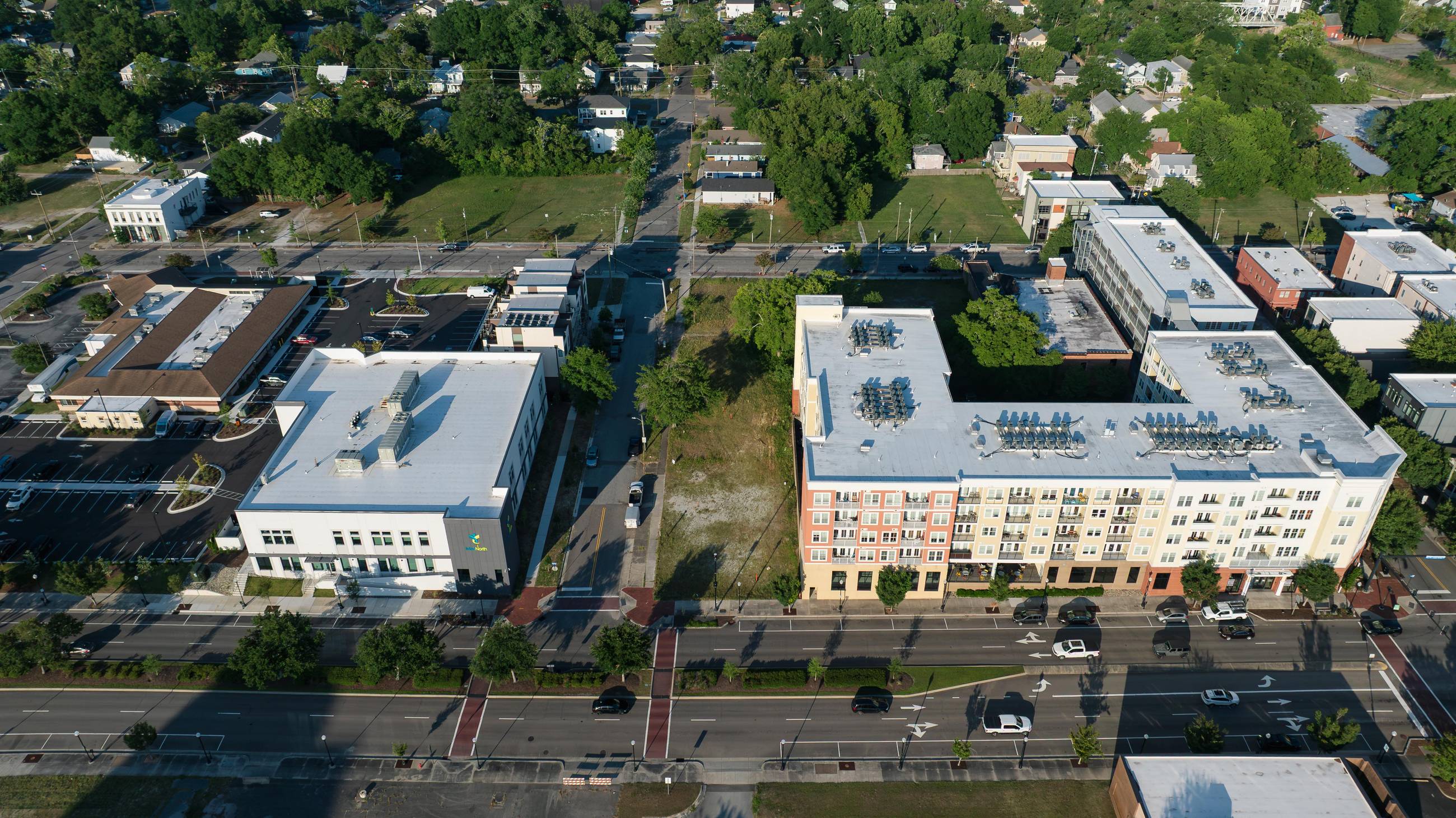 Aerial of the 817 N. 4th Street parcel