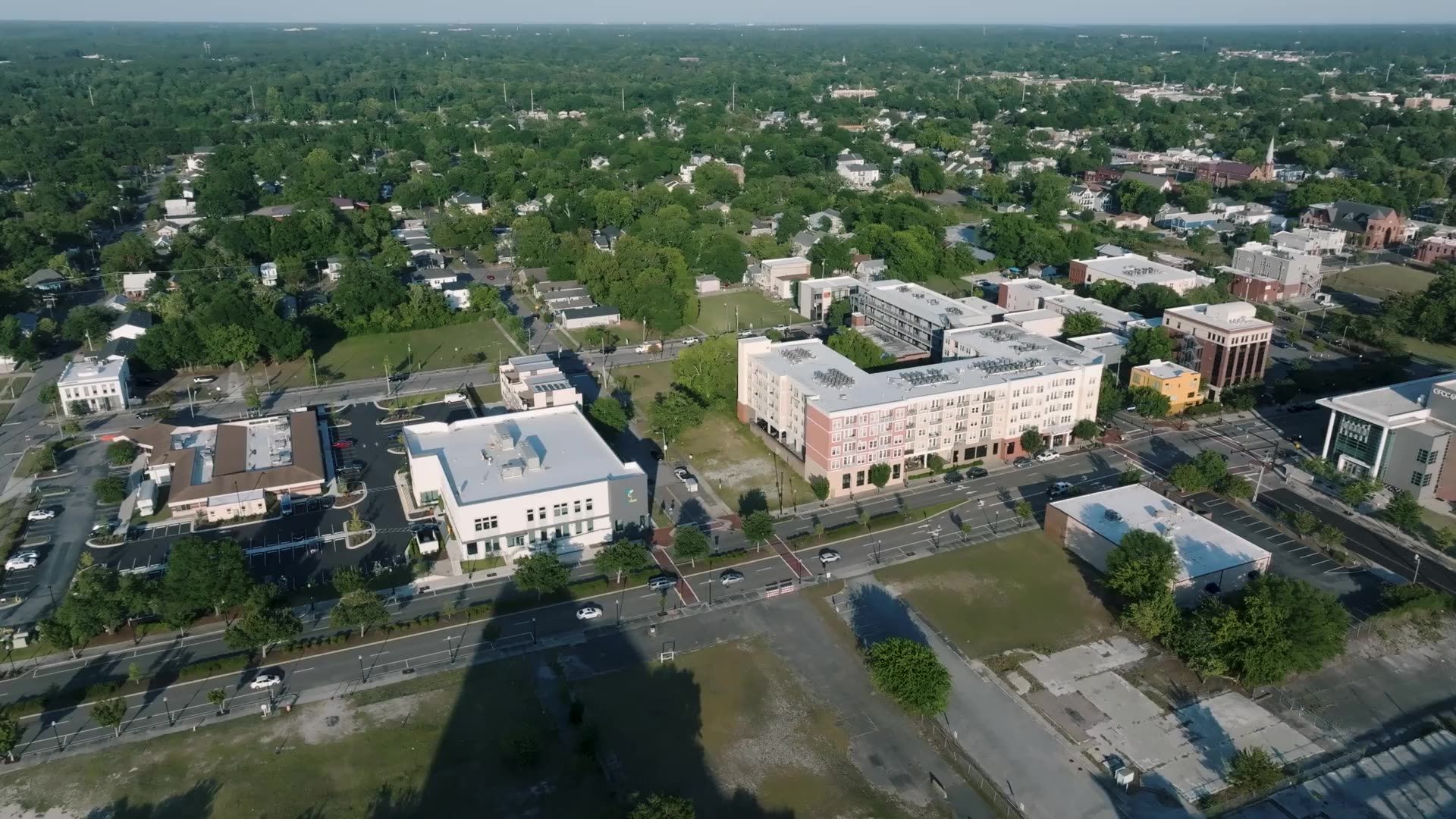 Aerial view of 817 N. 4th Street, downtown Wilmington